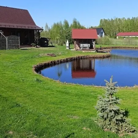 Dom wakacyjny With Sauna, Jacuzzi, Private Pond *