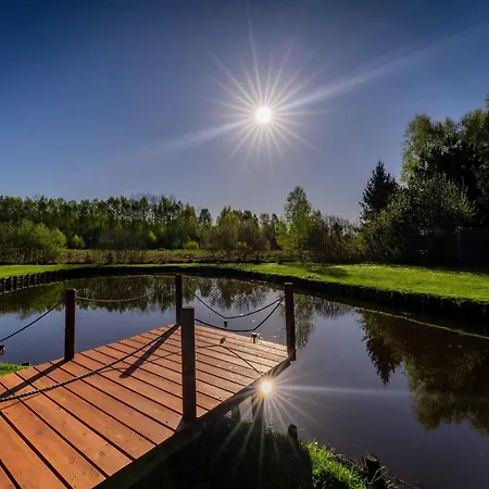 Dom wakacyjny With Sauna, Jacuzzi, Private Pond